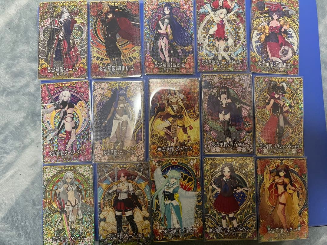 fgoアーケード FGO カード　英霊華像　60枚　フェイタル　バラ売り可能