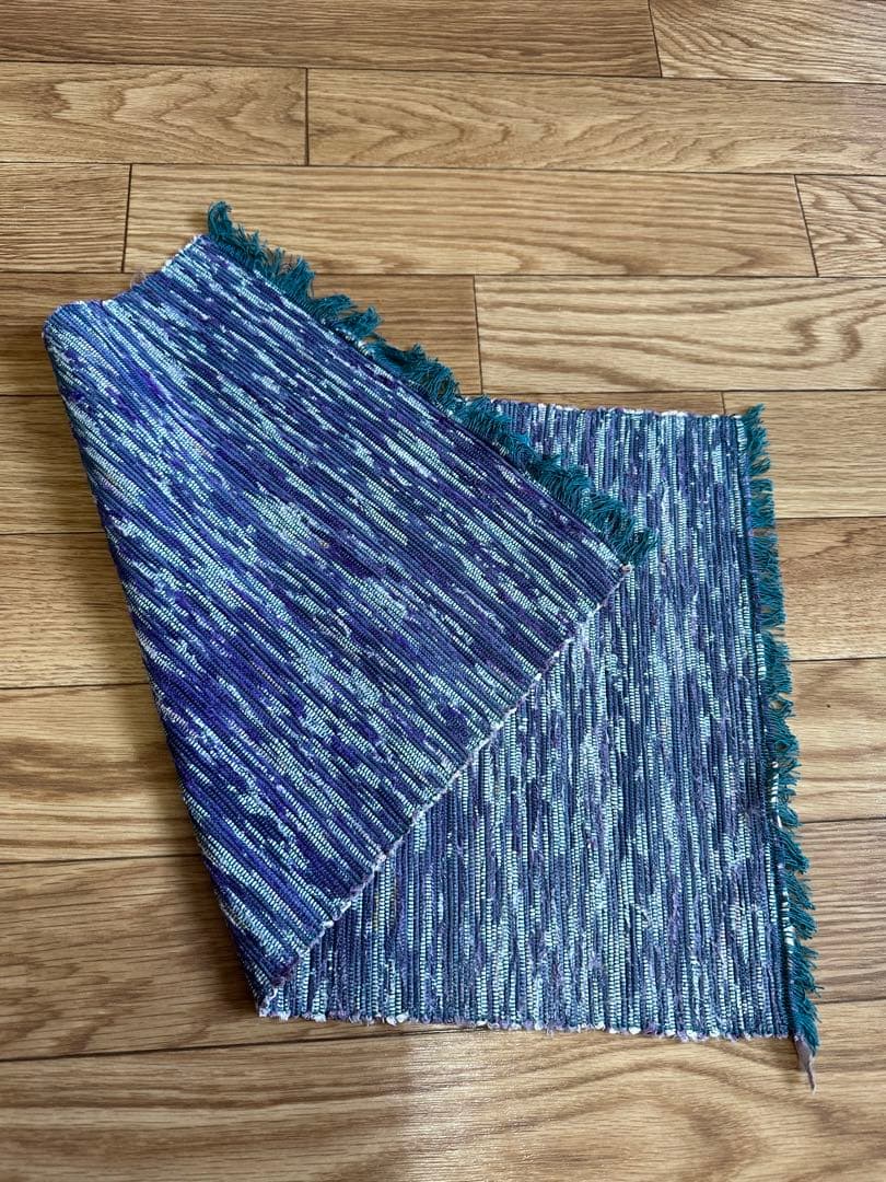 さき織　テーブルセンター6枚セット　ハンドメイド