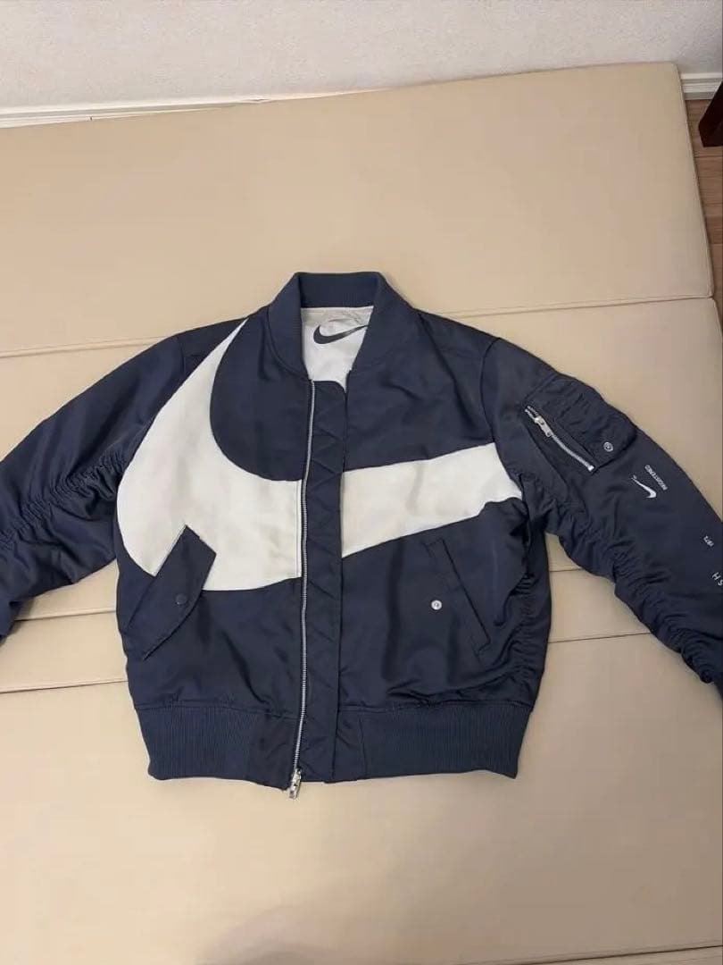 ナイキ MA-1 フライトジャケット ネイビー　M