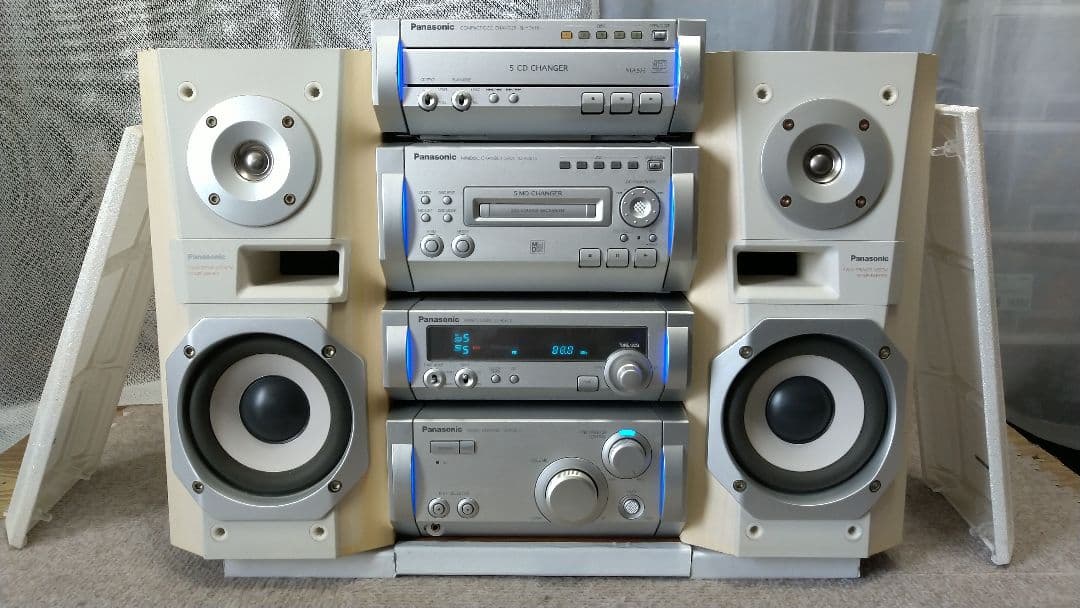 秀器！Panasonic CDコンポ SE-HD615他5CD-リモコン取説付き