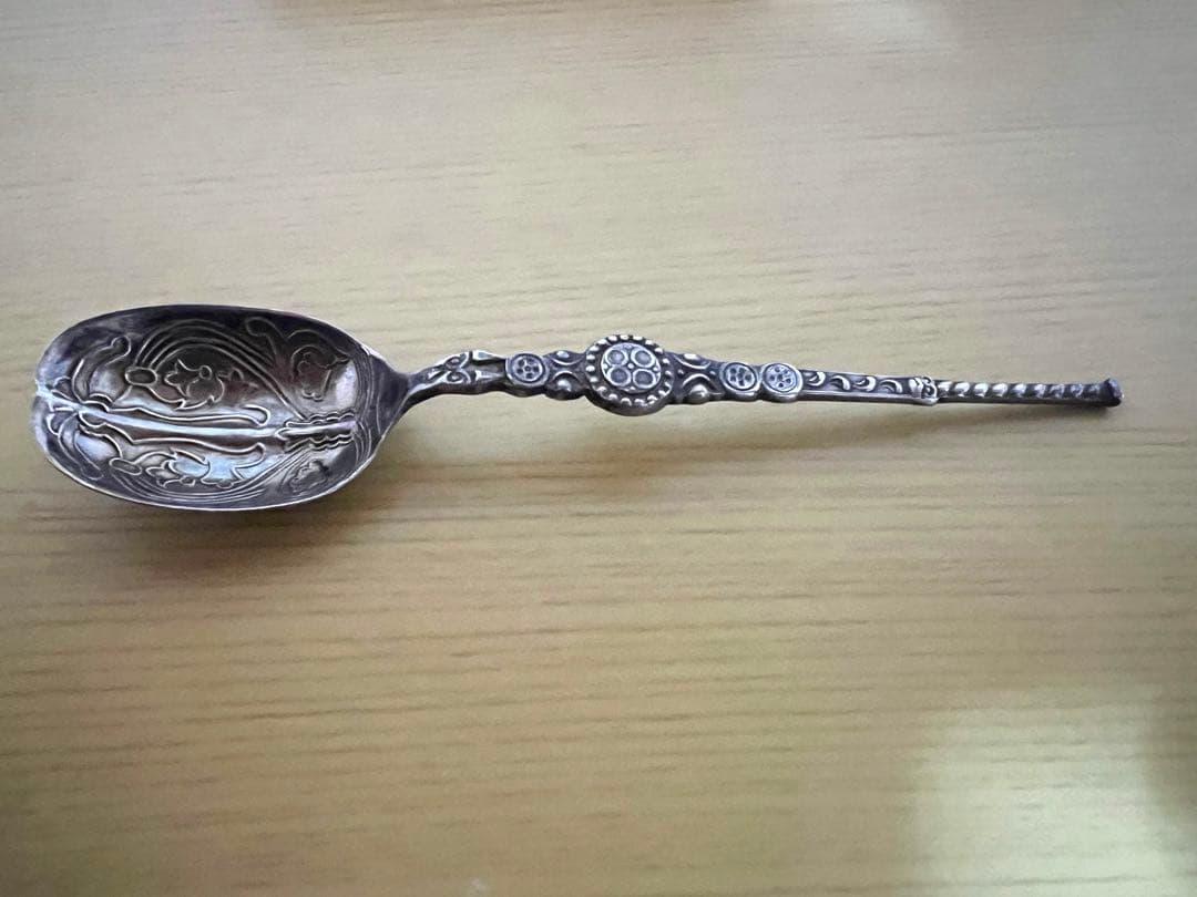 最終値下げ 戴冠式 スプーン 925 銀製