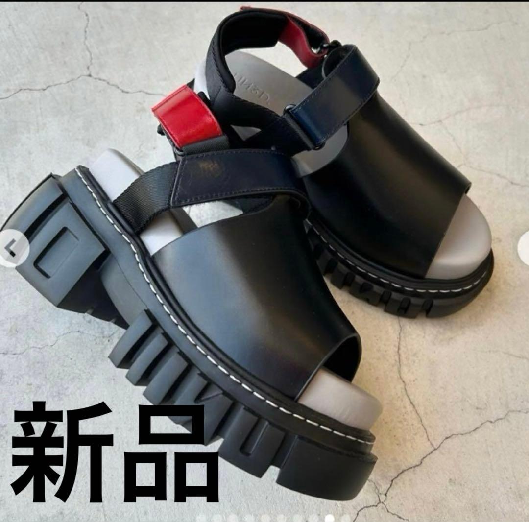 新品　UN3D.(アンスリード)ソールボリュームサンダル　38(24〜24.5)