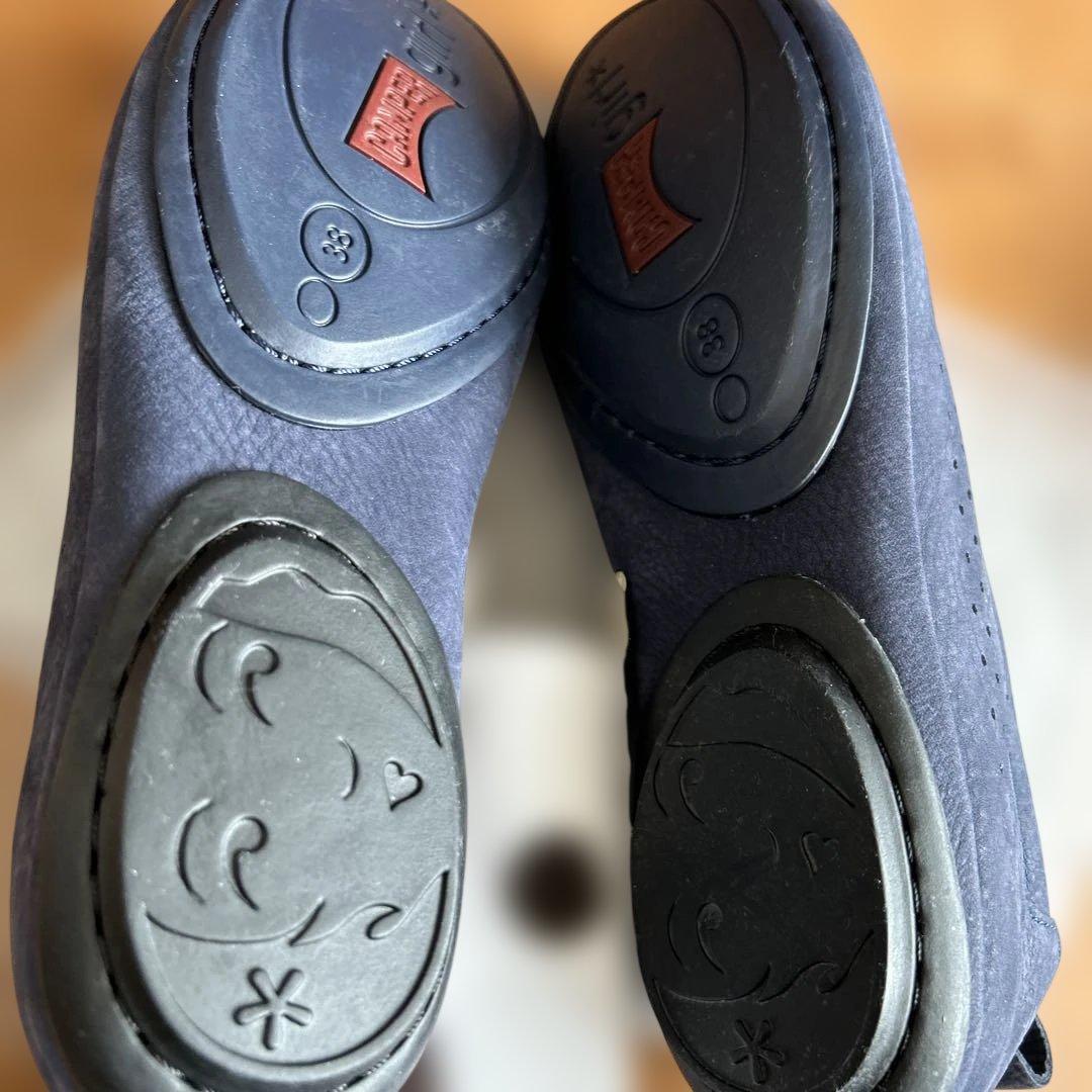 カンペールRightNina サイズ38ブルー 未使用　新品同様