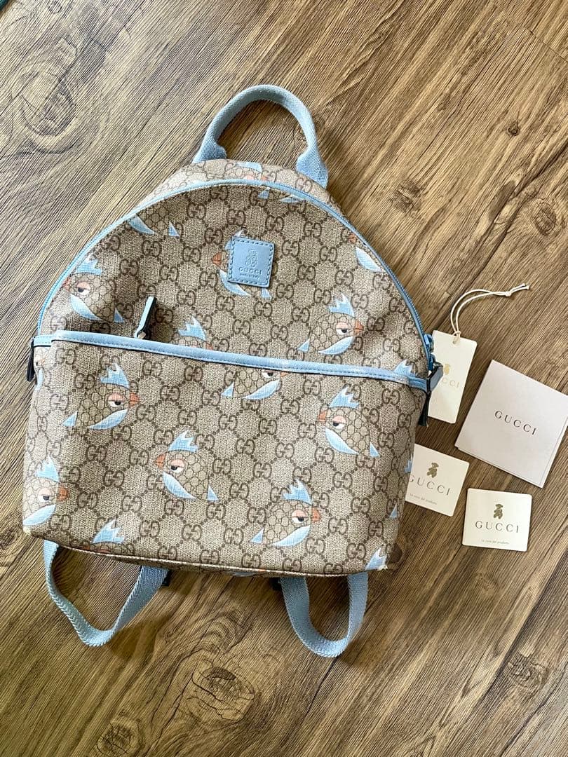 GUCCI グッチ　チルドレン　リュック　パパガッロ　オウム　キッズ　バッグ