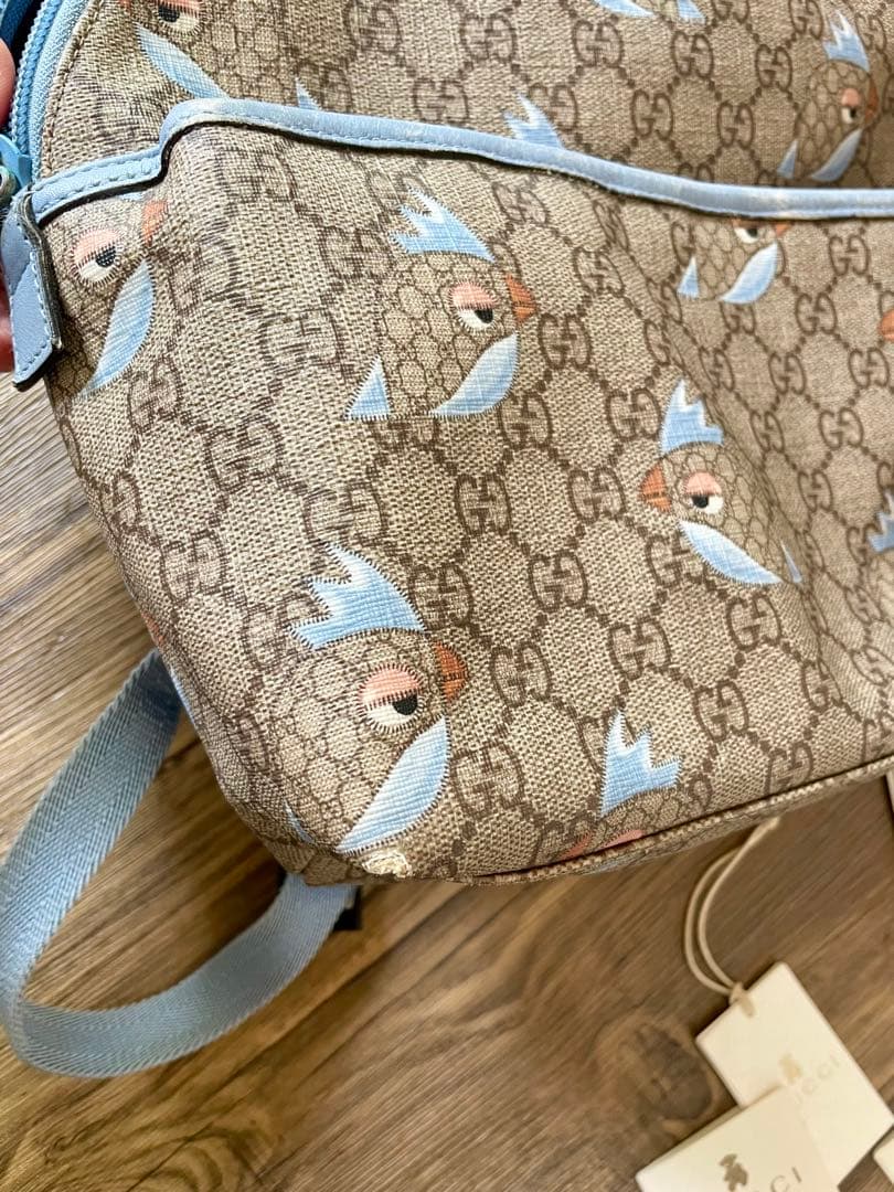 GUCCI グッチ　チルドレン　リュック　パパガッロ　オウム　キッズ　バッグ