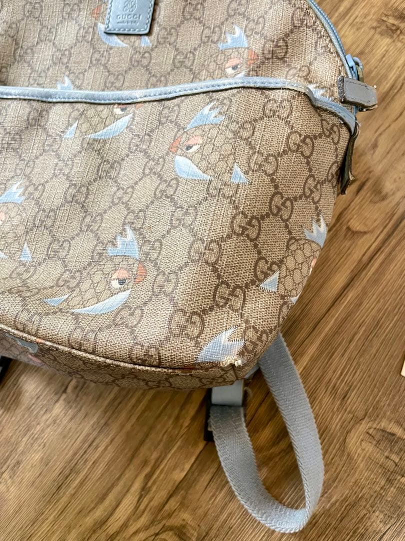 GUCCI グッチ　チルドレン　リュック　パパガッロ　オウム　キッズ　バッグ