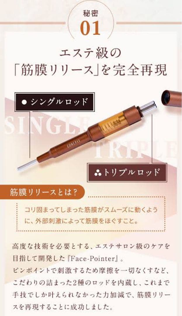 【正規品】COREFIT フェイスポインター2 FACE POINTER II