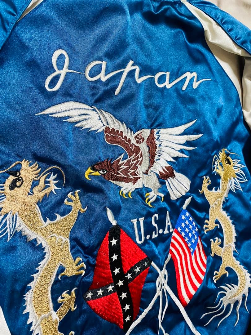 JUNGLE STORM 日本限定 YOKOSUKA サテン スカジャン 龍