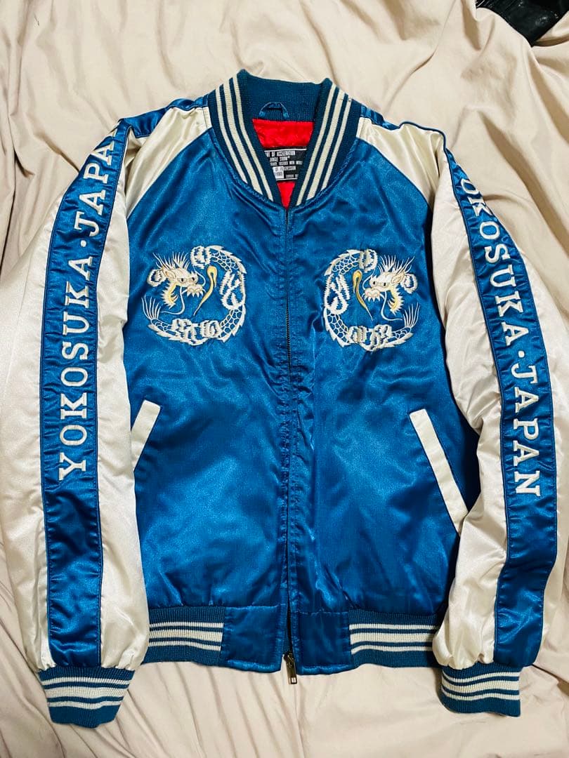 JUNGLE STORM 日本限定 YOKOSUKA サテン スカジャン 龍