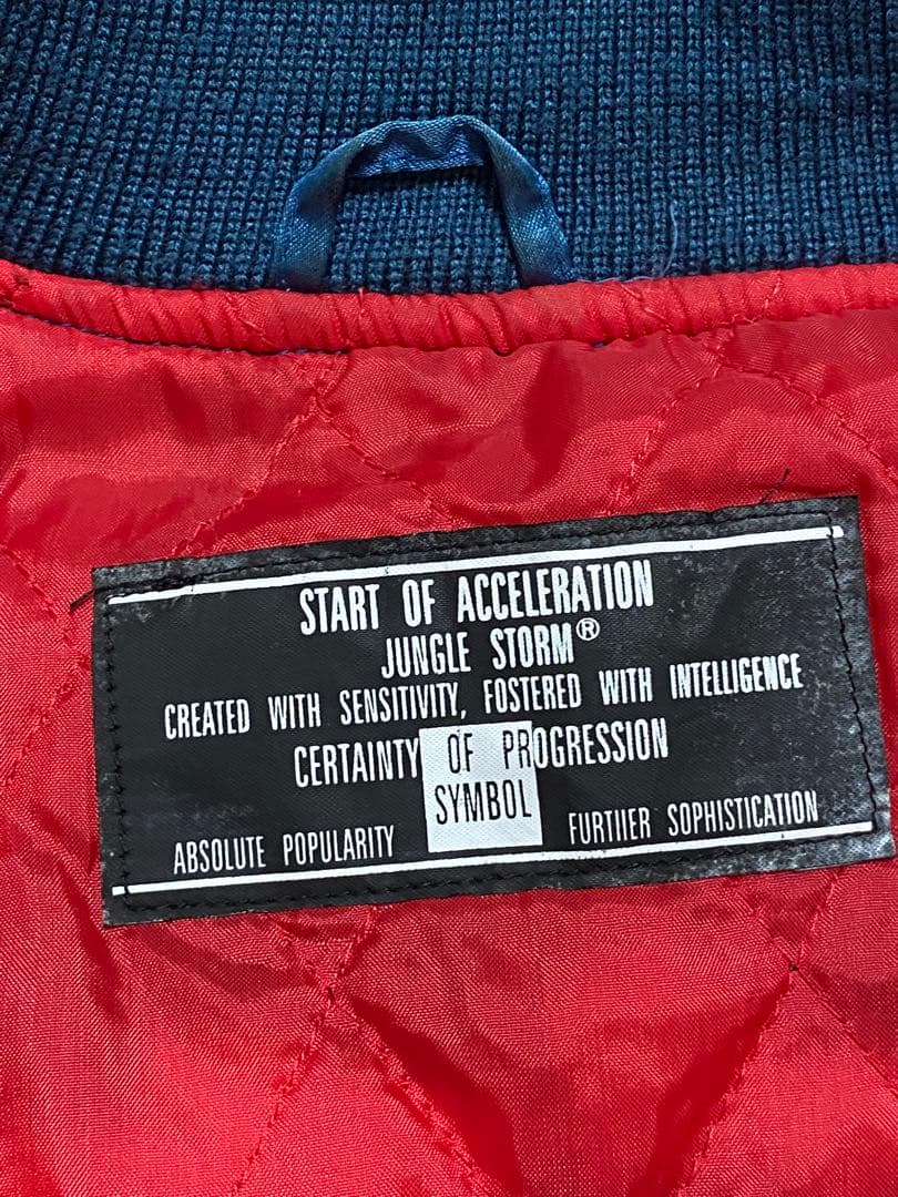 JUNGLE STORM 日本限定 YOKOSUKA サテン スカジャン 龍