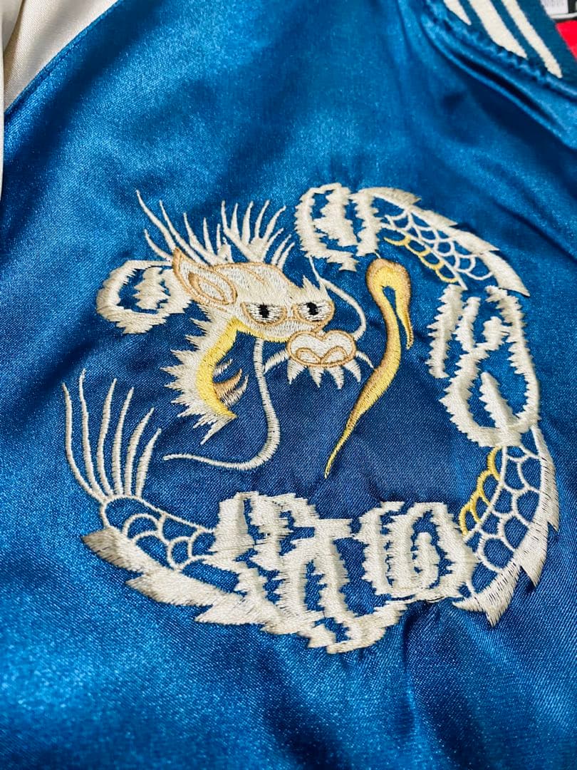 JUNGLE STORM 日本限定 YOKOSUKA サテン スカジャン 龍