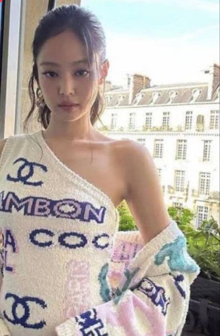 CHANELニット　ワンピース　カーディガン