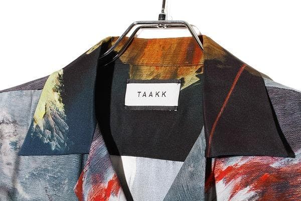 23AW TAAKK OIL PAINTING SHIRTS オイルシャツ