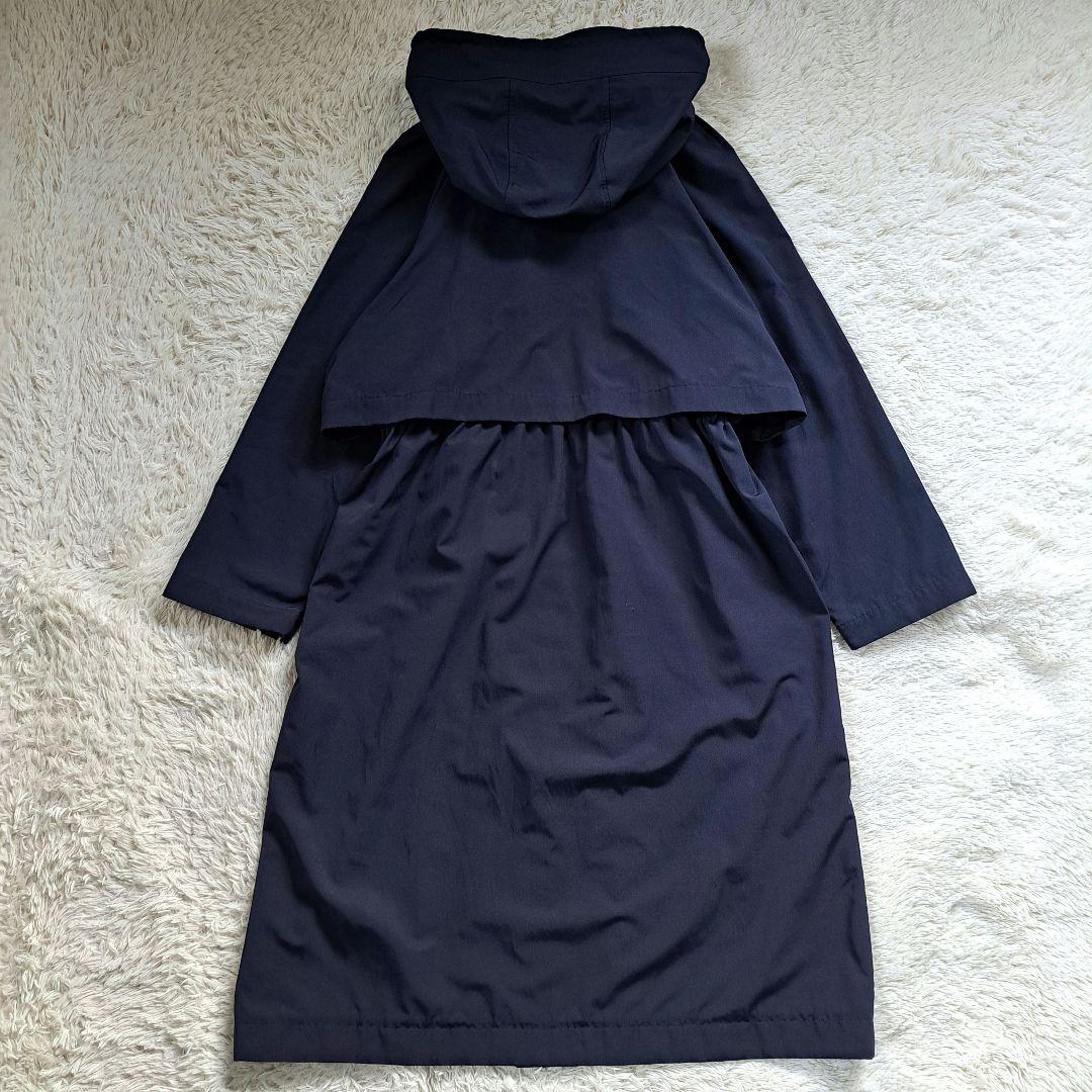 美品 iCB 定価4.2万 ロング モッズコート ライトアウター ネイビー M