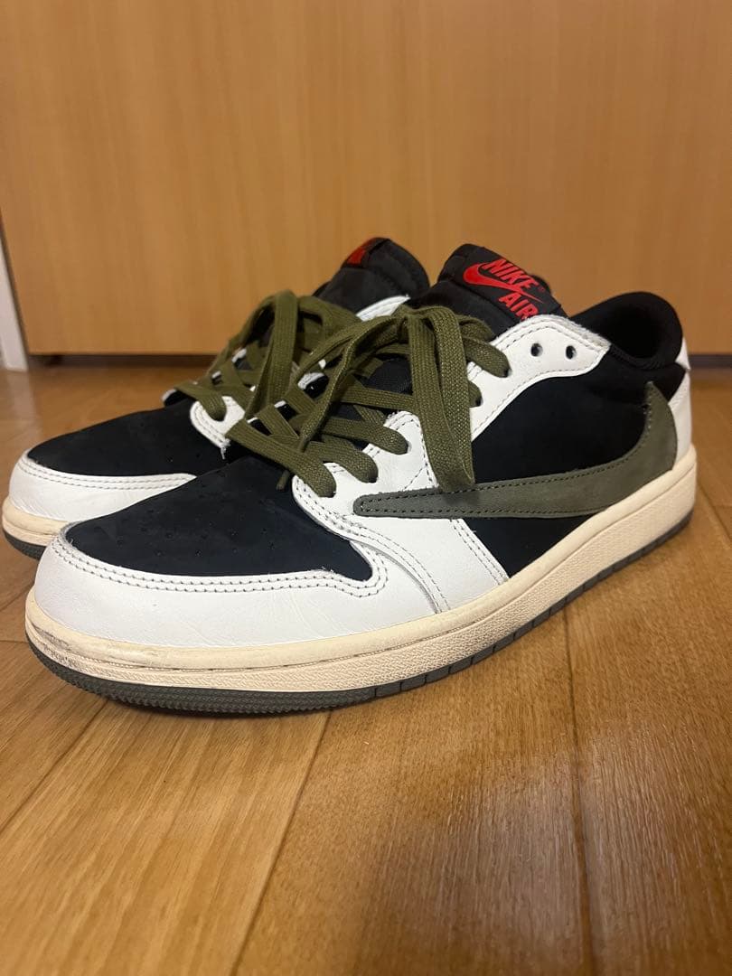 Travis×NikeAirJordan1Low OG Medium Olive