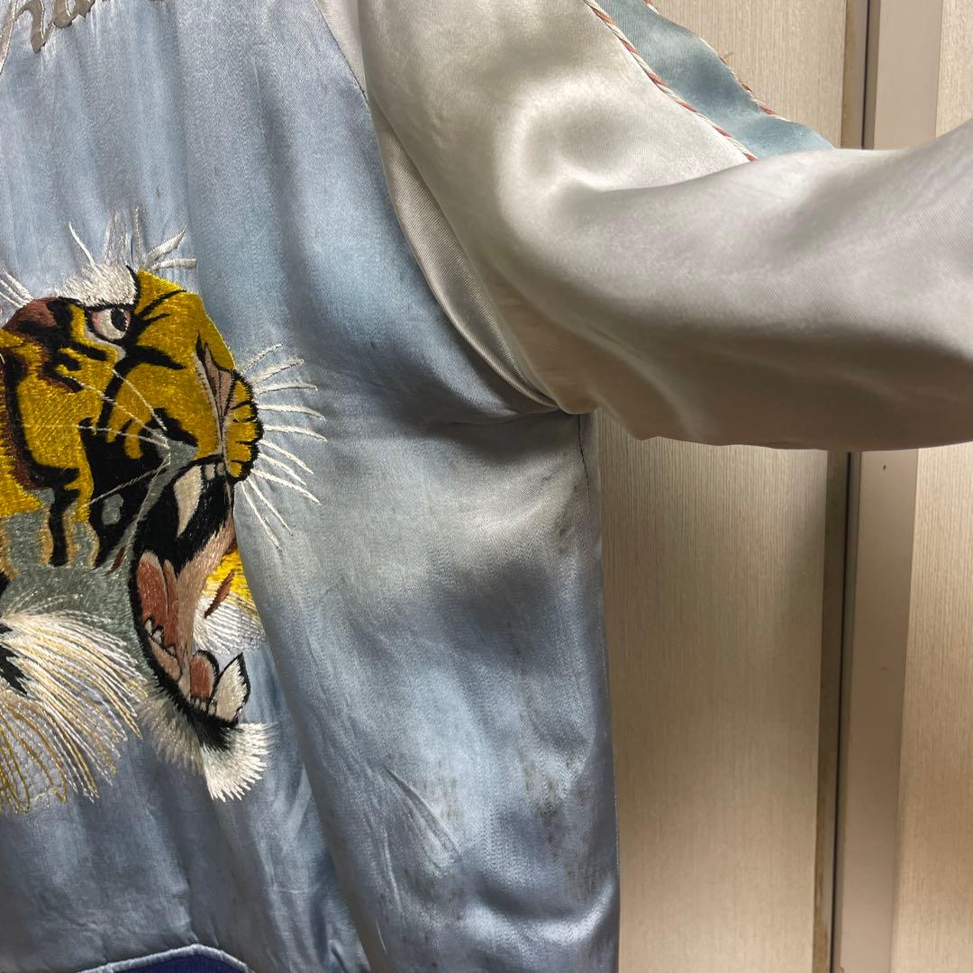 スカジャン/50s/ヴィンテージスカジャン/タイガーヘッド/顔虎