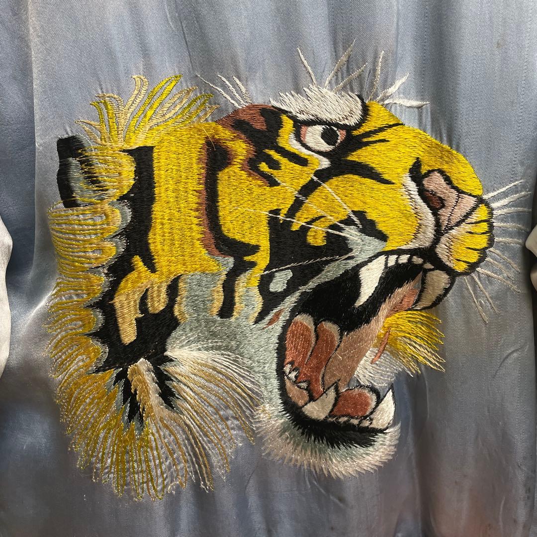 スカジャン/50s/ヴィンテージスカジャン/タイガーヘッド/顔虎