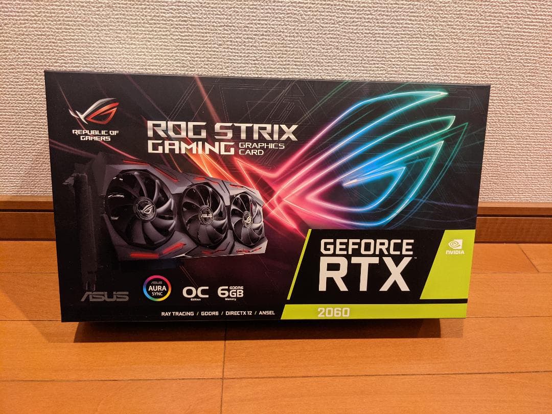 新品未使用 ASUS ROG-STRIX-RTX2060-O6G-EVO-V2