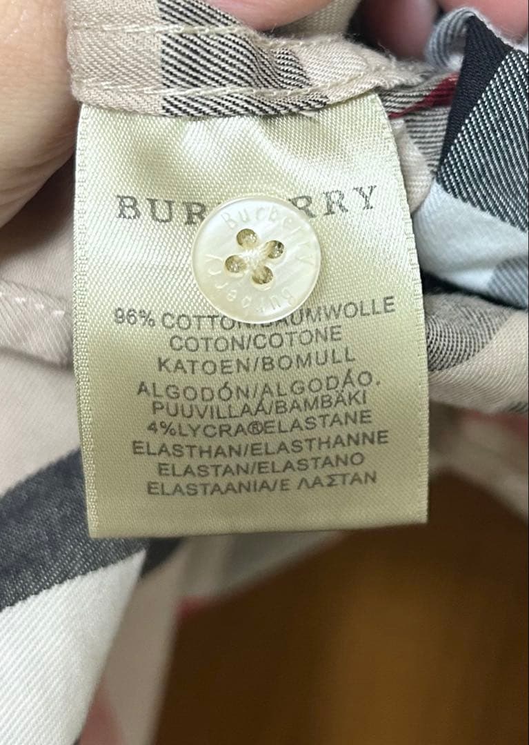 美品　Burberry Brit ⭐︎ チェック柄シャツ