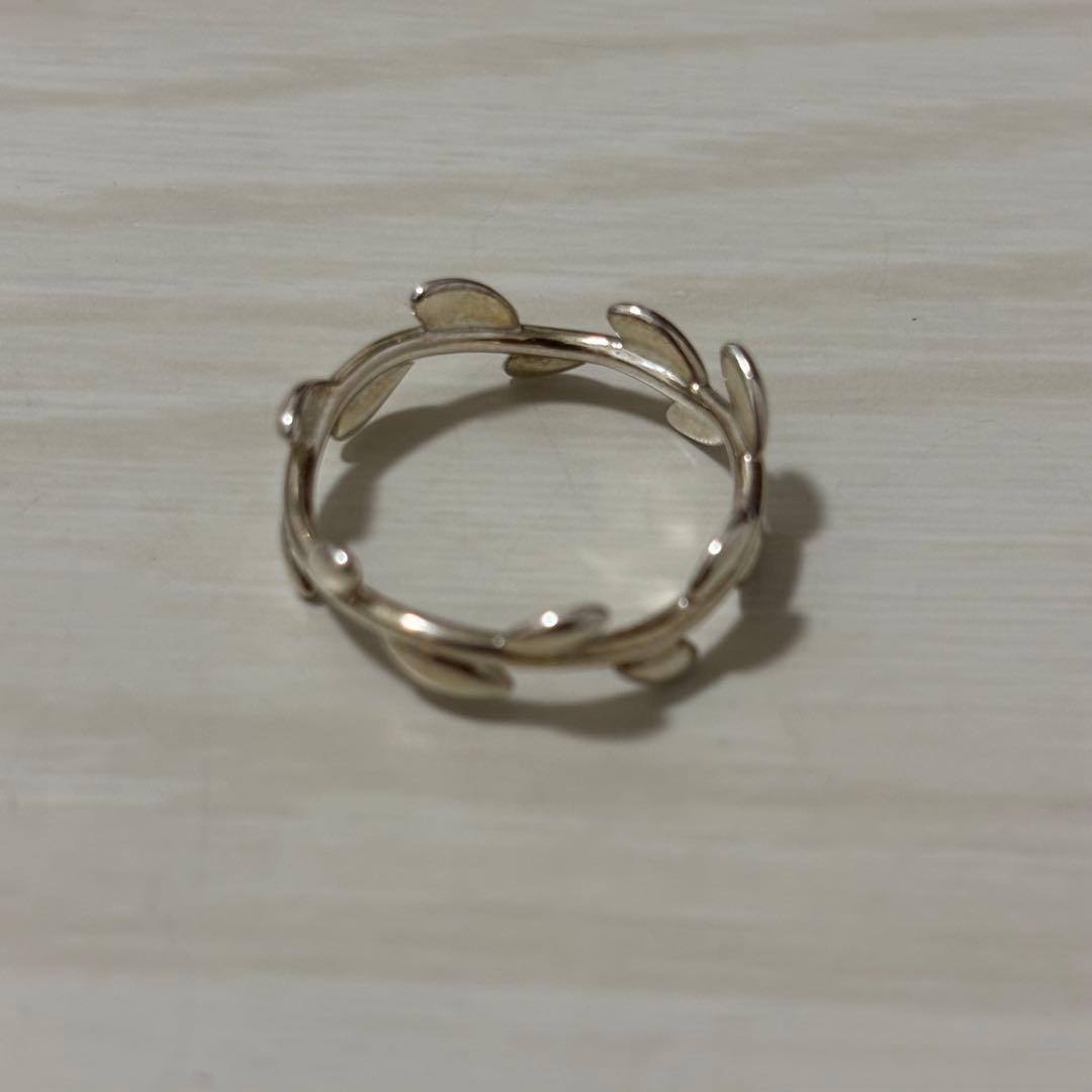 Tiffany ティファニー オリーブリング 指輪 リーフ sv925 12号