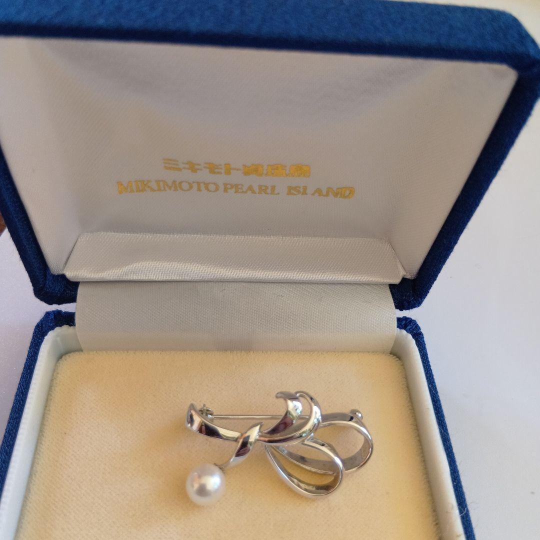 美品♥Mikimoto 本真珠 ブローチケース付きコメントから10%引きします