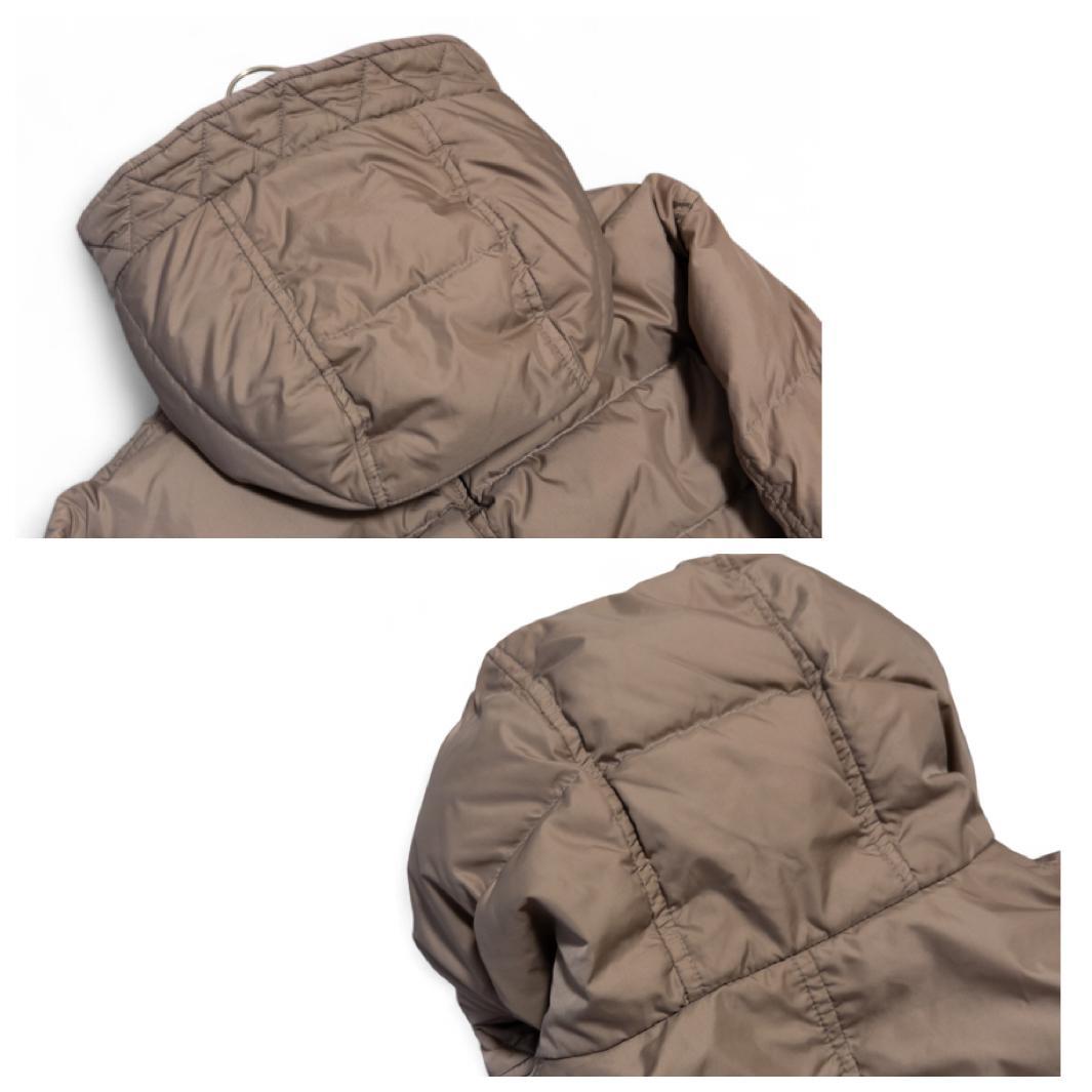 HERNO ダウンジャケット フード ベージュ ショート丈 44