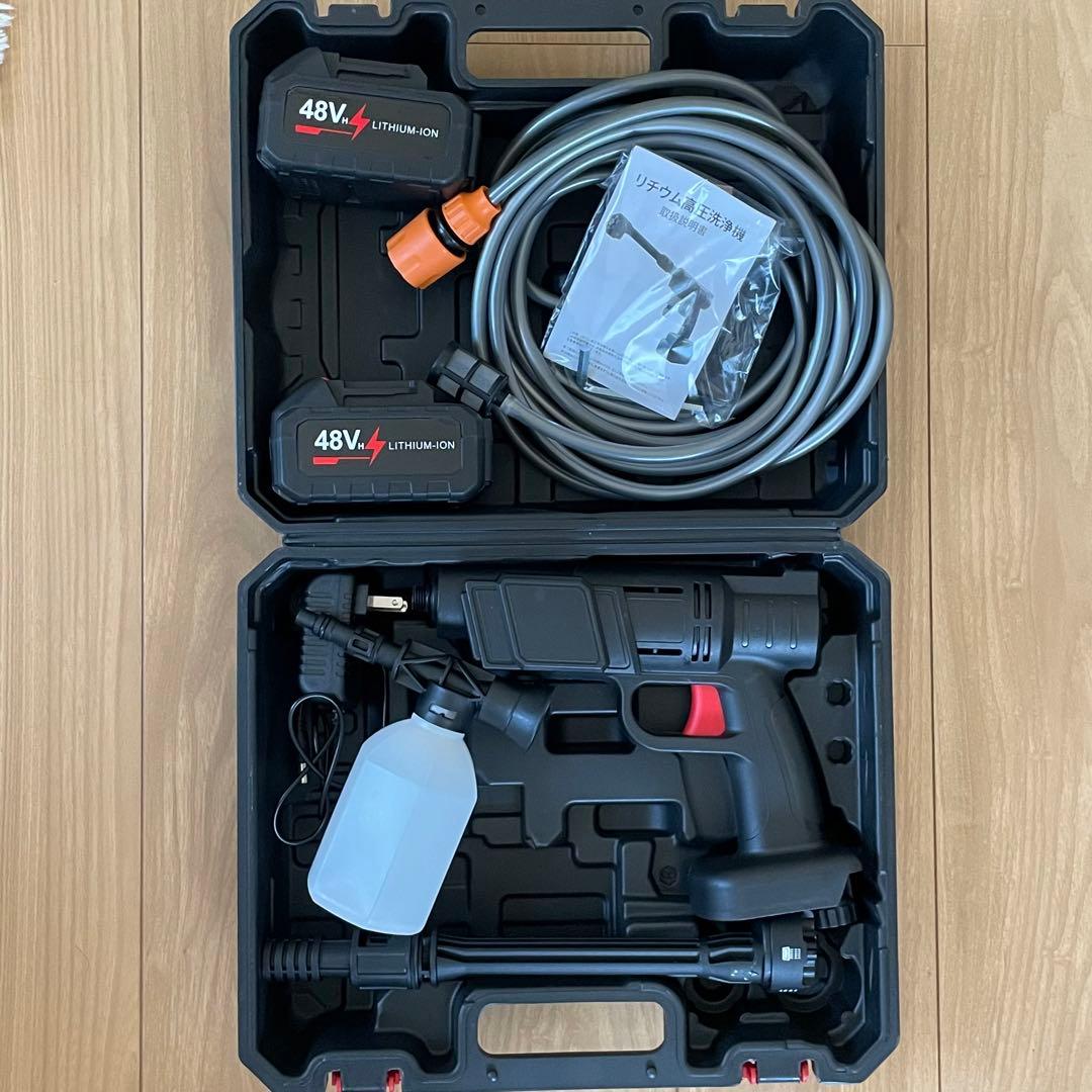 在庫処分！ リチウム高圧洗浄機 コードレス 48V 2個