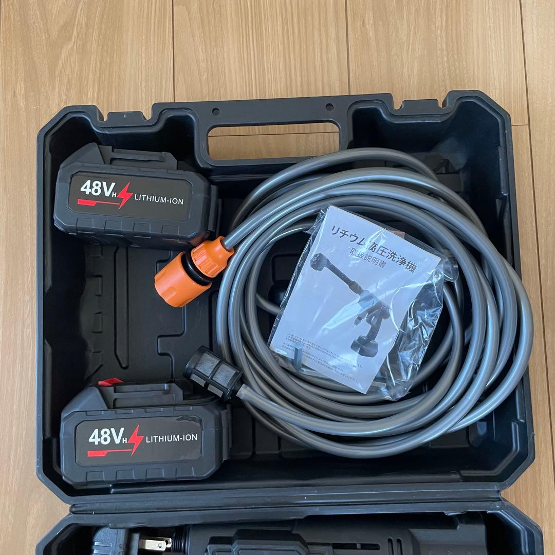 在庫処分！ リチウム高圧洗浄機 コードレス 48V 2個