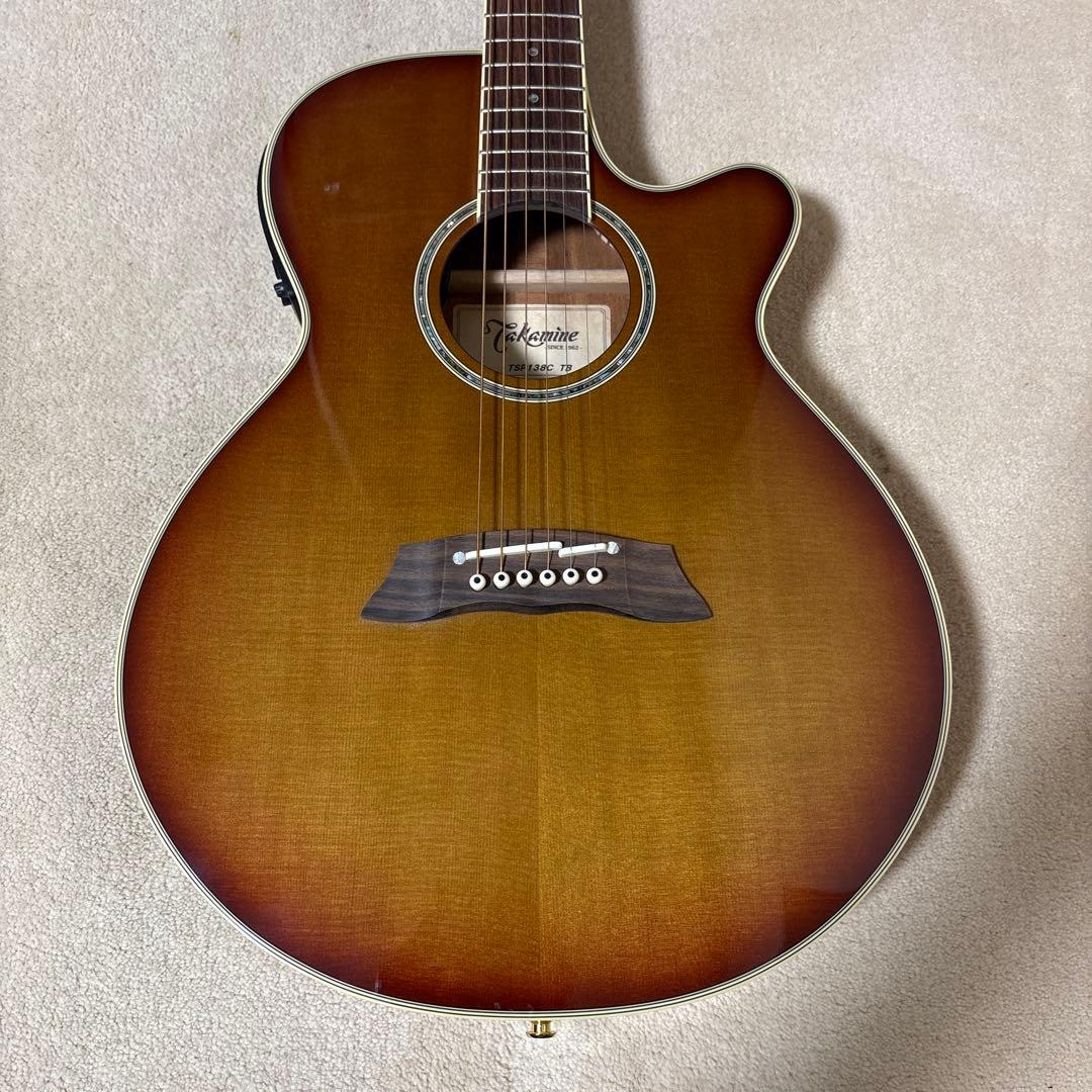 【未使用・人気】TAKAMINE TSP138C TB タカミネ　薄胴エレアコ