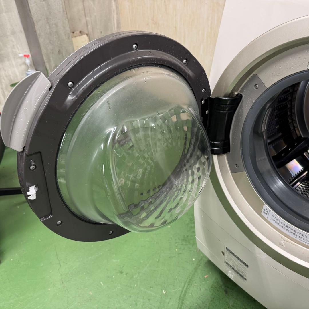 180 送料設置無料 シャープドラム式洗濯機　乾燥機能付き　10㌔
