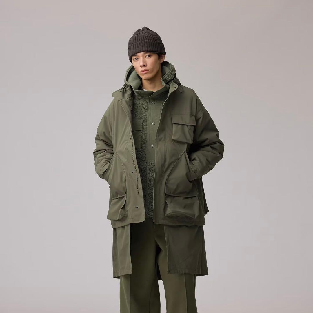 GU パデッドシェルパーカ ENGINEERED GARMENTS M オリーブ