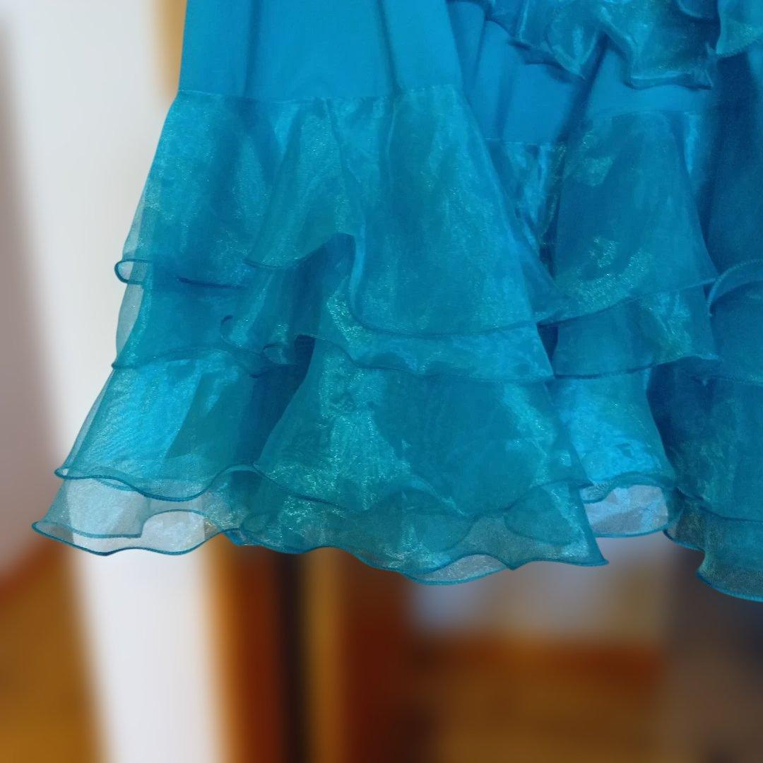 社交ダンス用ツーピースドレスとワンピース2着