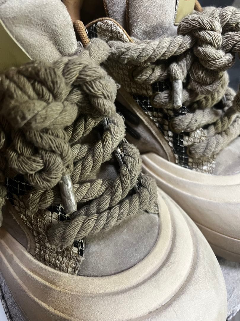 ジ*ン様 正規品 killwinner厚底スニーカーブラウン