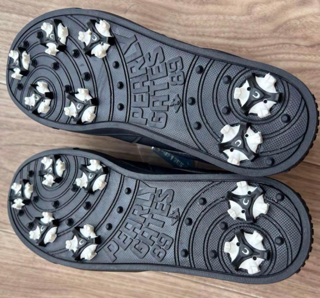 新品　PEPRLY GATES パーリーゲイツ　ゴルフシューズ　スパイク22.5