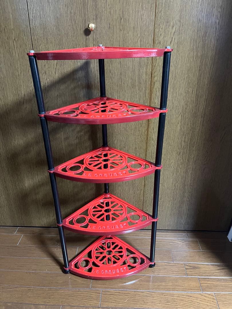 LE CREUSET レッド 5段食器スタンド