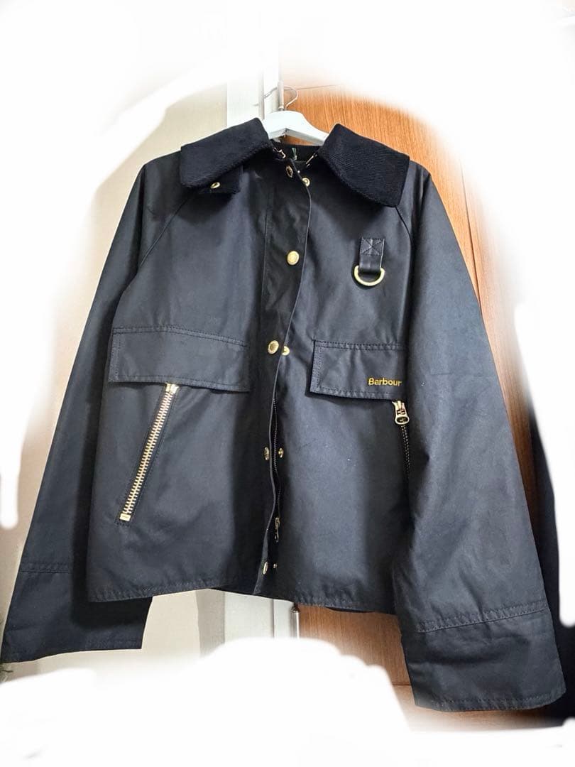Hana 新品 2025AW バブアー Barbour 黒 サイズ38
