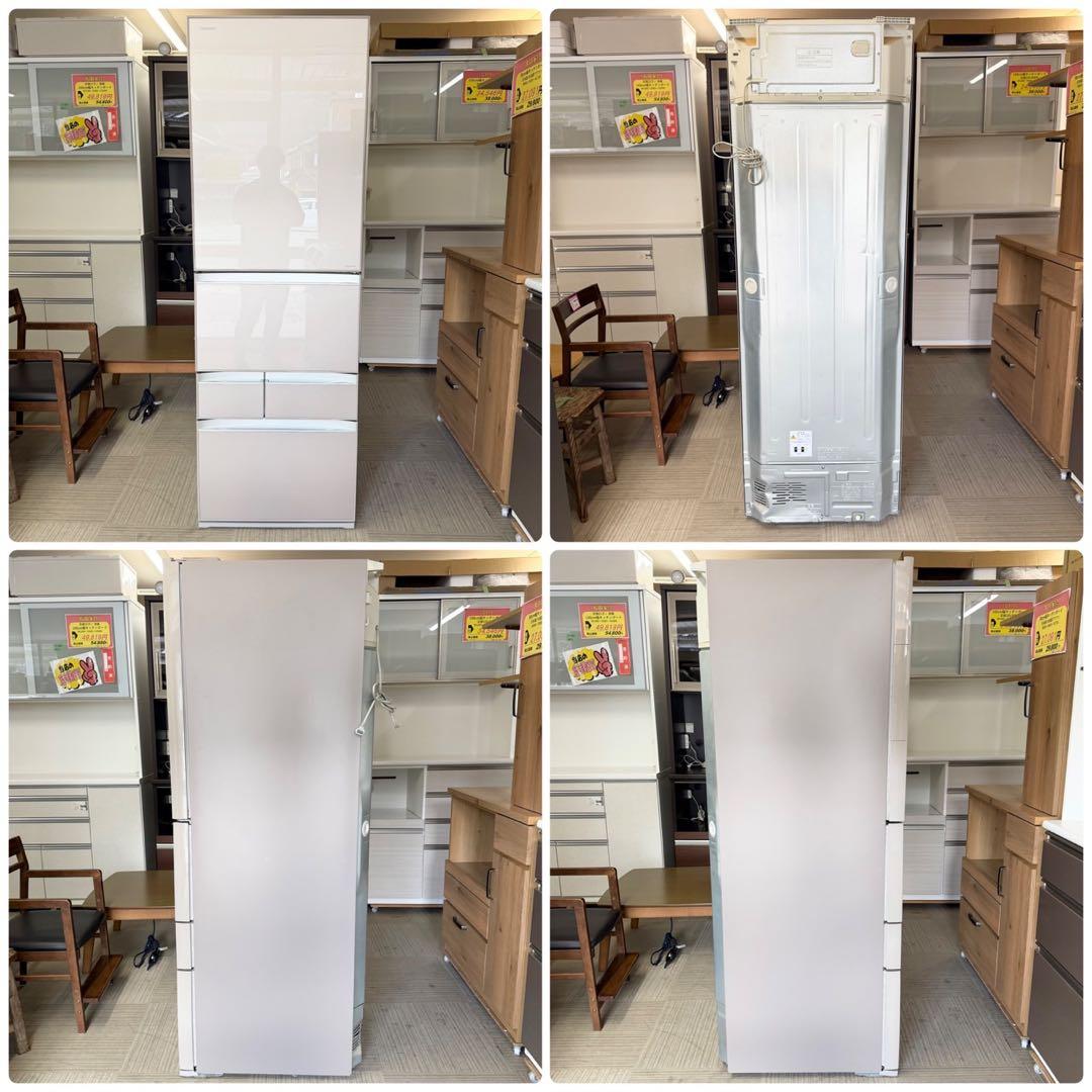 東芝 426L冷蔵庫 ガラスドア タッチパネル まんなか野菜室