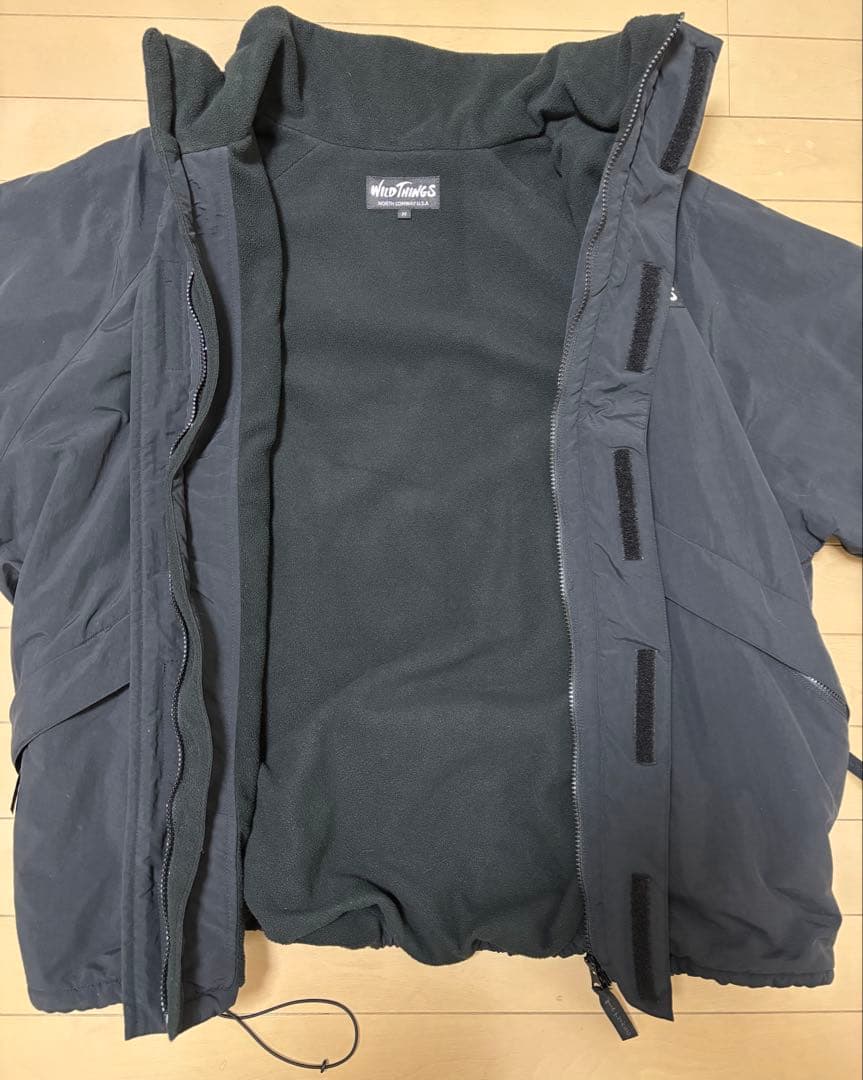 WILDTHINGS ナイロンジャケット ブラック Mサイズ