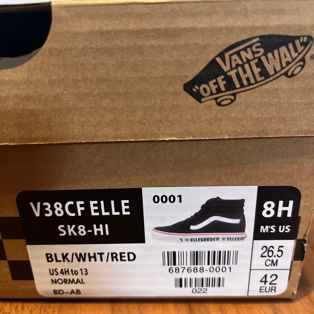 靴 VANS ELLEGARDEN SK8-HI 26.5cm