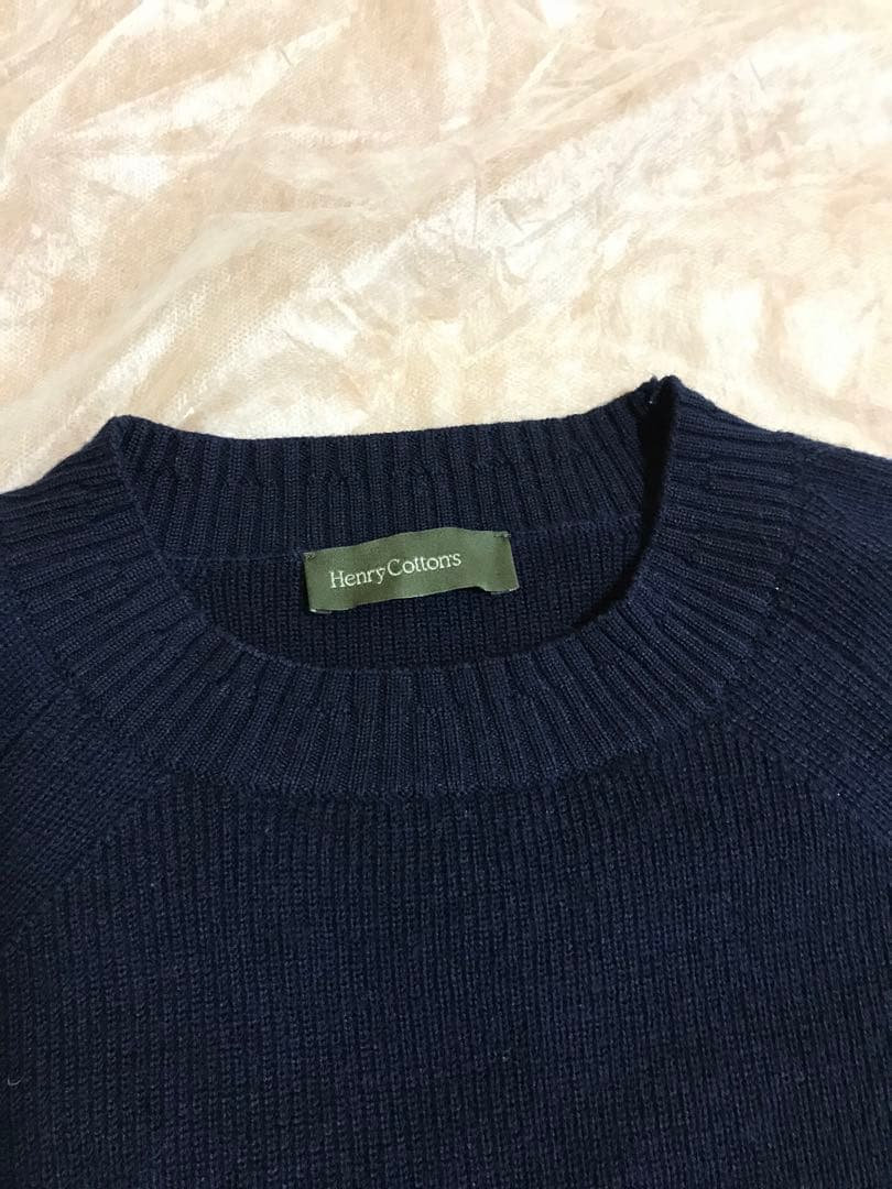 Henry Cotton's（ヘンリーコットンズ）ニットセーター　イタリア製