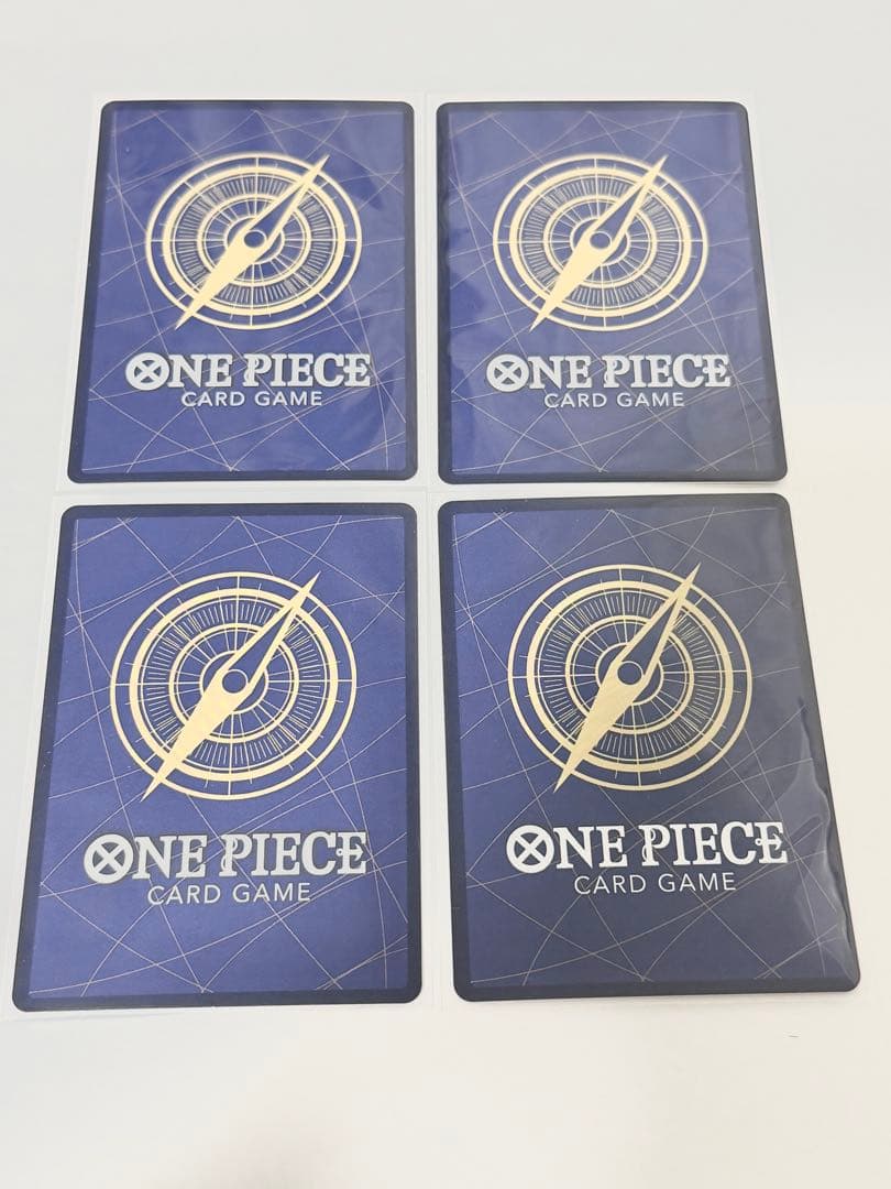 ワンピースカード　ルフィ プロモ p-075 4枚