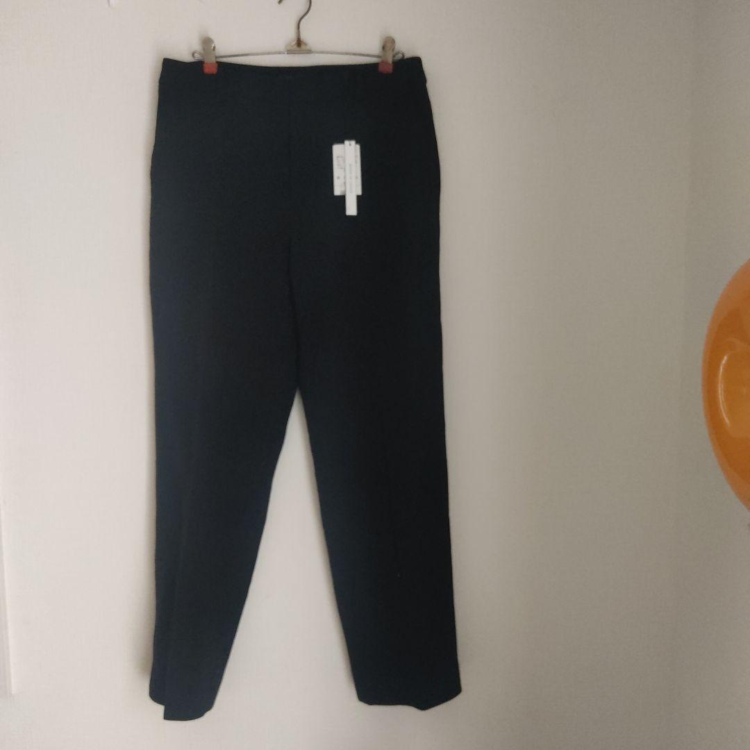 新品indivi vai スーツ　セットアップ　ノーカラー　黒　インディヴィXL