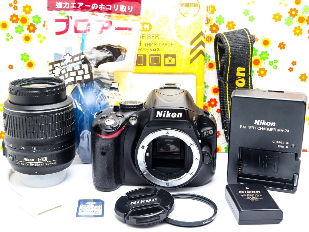 ニコン Nikon D5100☆スマホに送れる！☆人気一眼レフ☆デジタル一眼レフ