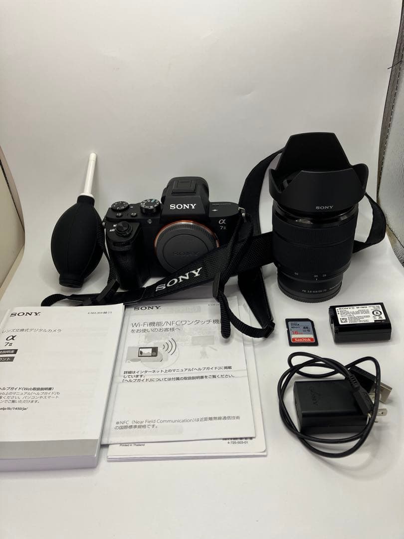 α7II レンズセット ジャッター942回 動作確認済 返品保証