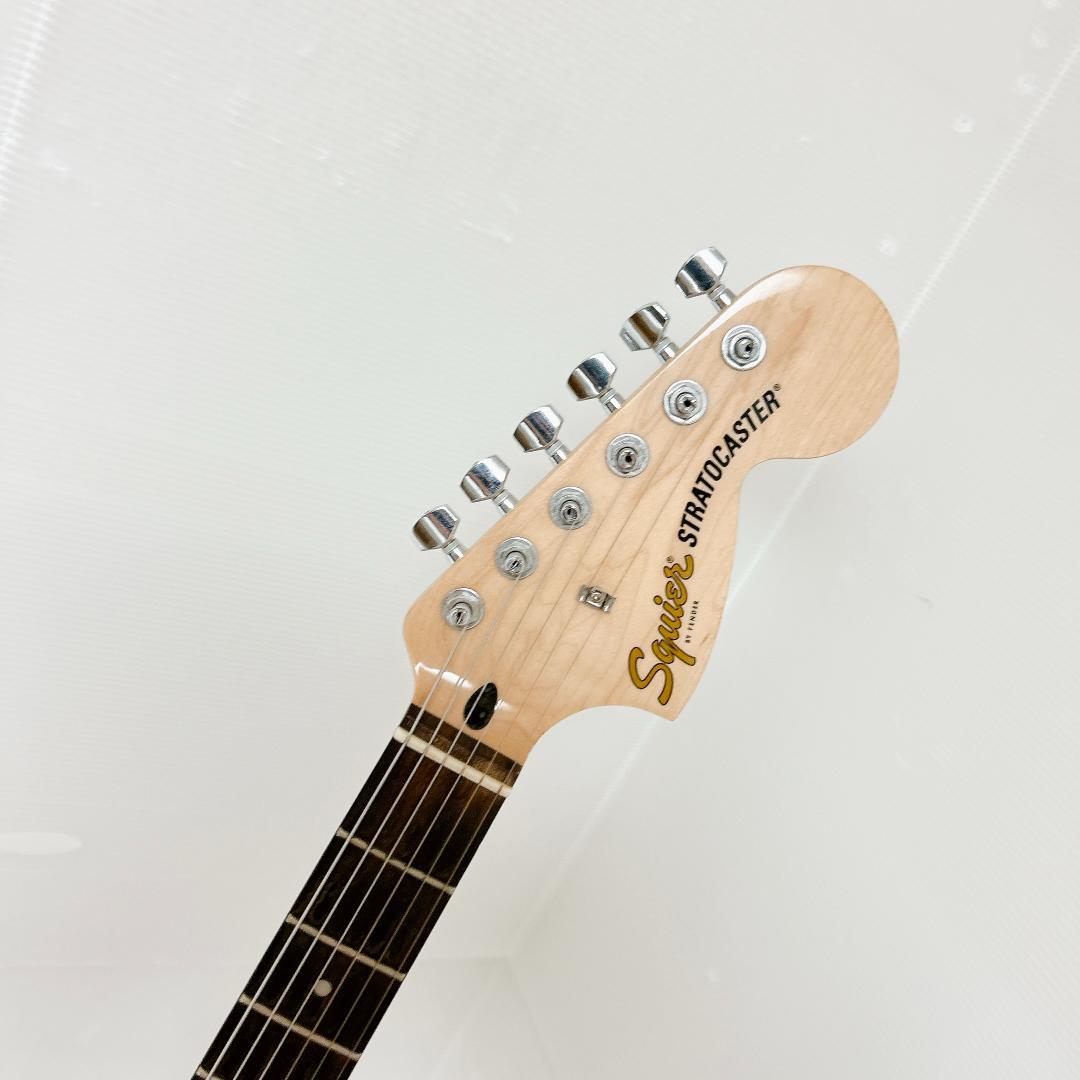 美品 Squier スクワイヤー Stratocaster ストラト ホワイト