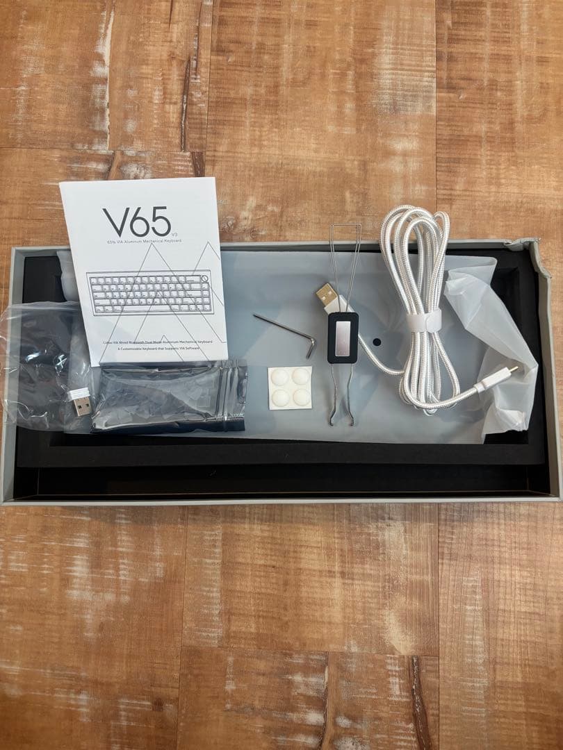 CIDOO V65 V3 キーボード 本体 グレー