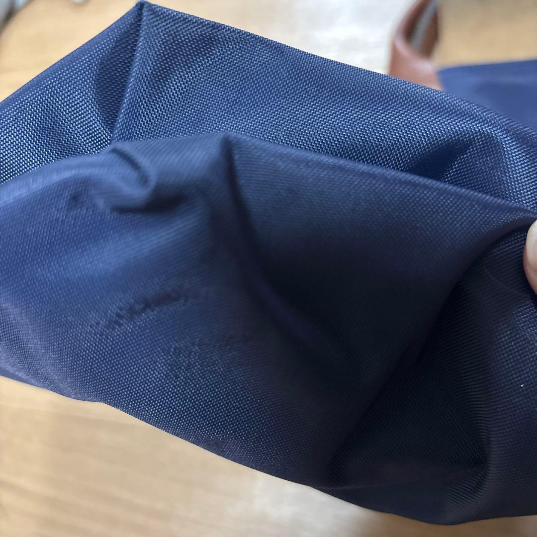 ロンシャンネイビー ボストンバッグ 大容量