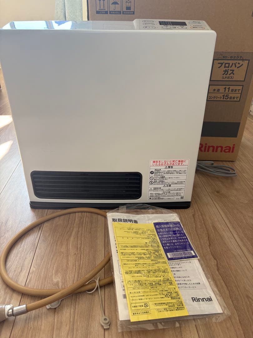 極美品】 Rinnai ガスファンヒーター SRC-365E ガスコード付き