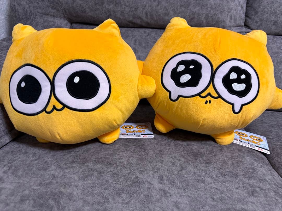 本日発送可能！！ うんたねこ BIGぬいぐるみ 2種セット