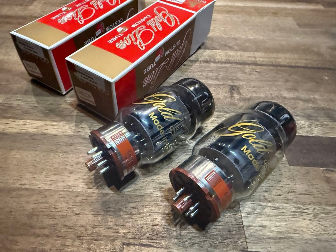 ゴールドライオン　GOLD LION 真空管 KT88 マッチドペア2本中古美品